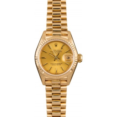 Ladies Rolex Datejust 69178 Presidential JW0311