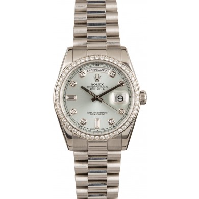 Replica Rolex Platinum President Day Date JW2292