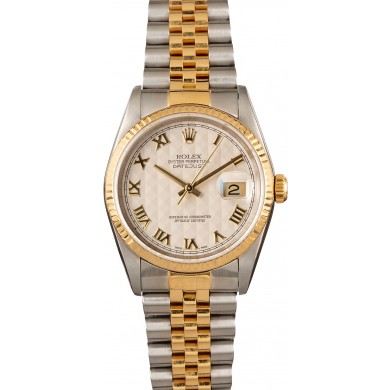 Rolex Datejust 16233 Two Tone Roman JW1885