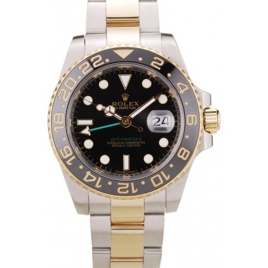 Rolex GMT Master II Black Ceramic Tachymeter Black Dial 98229