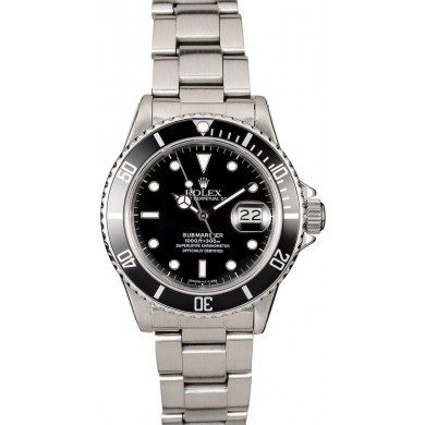 Rolex Submariner 16800 Steel Band JW2462