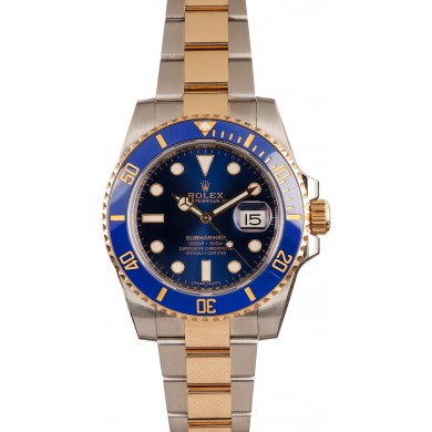 Rolex Submariner Two-Tone 116613 Ceramic Blue JW2505