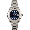 Factory Stickered Rolex Yacht-Master 116622 Blue Dial JW0216