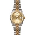 High Quality Imitation Mid-Size Rolex Datejust 6827 Champagne Dial JW0388