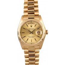 Imitation Men's Rolex President 18038 Day-Date Yellow Gold JW0727