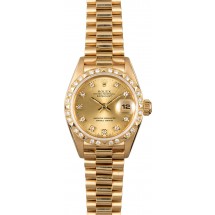 Ladies Rolex Presidential 69258 Diamonds JW0356