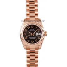 Rolex Ladies President Rose Gold JW0514