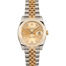 Imitation Rolex Datejust Diamond Dial & Bezel 116243 JW0446