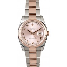 Rolex Datejust 116231 Pink Roman Dial JW1752