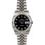 Knockoff Top Rolex Datejust 116234 Black Dial with Diamonds JW1762