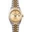 Replica Two Tone Rolex Datejust 16013 Tapestry Dial JW2814