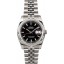 Rolex Datejust 116234 Black Dial Steel Jubilee JW1761